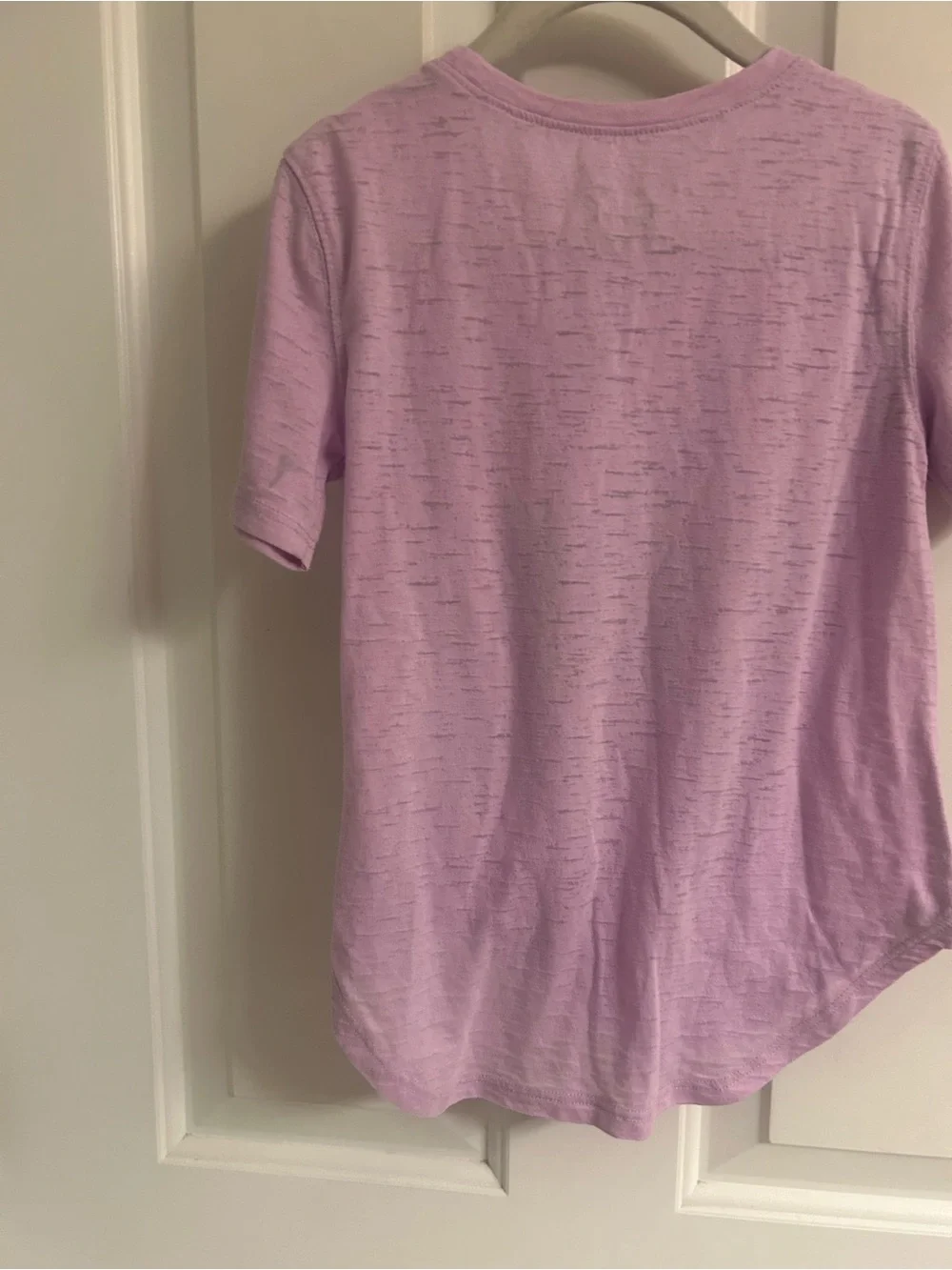 Girls Justice Lavender Graphic Gymnast Tee with Knotted Hem